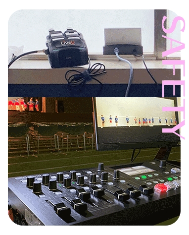 徹底した事前準備で安心・安定した配信